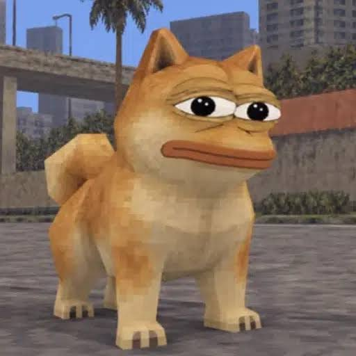 Doge Pepe: the original orange dog body with Pepe’s face.